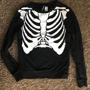 H&M skeleton pull over